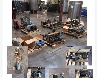 Electric pumps and motors.