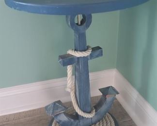 wood anchor table