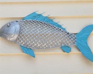 lots of metal decor pieces