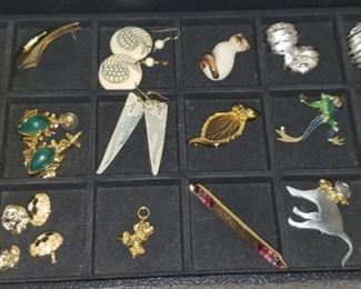signed costume jewelry