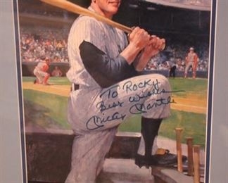 Mickey Mantle signed