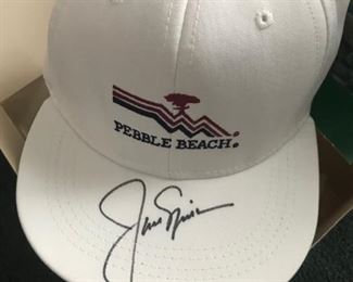 Jack Nicklaus signed hat