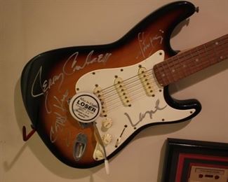 Alice in Chains signed guitar