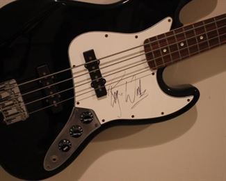 Roger Waters signed guitar