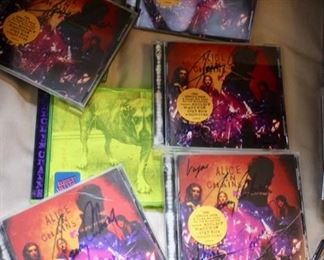 Alice in Chains signed CD's