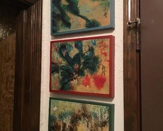 Trio painting