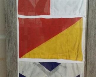 tbs framed nautical flags