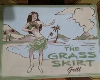 tbs Hawaiian Grass Skirt Grill art