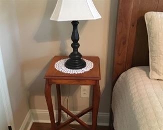 Vintage oak side table