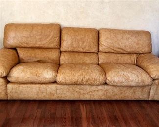 Roche Bobois Leather Sofa, Settee and Chair