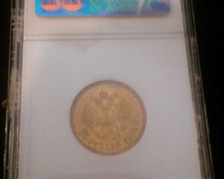 NGC GRADED FOREIGN FRACTIONAL GOLD COINS