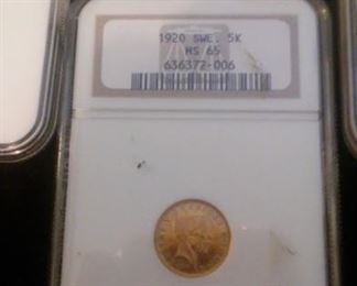 NGC GRADED FOREIGN FRACTIONAL GOLD COINS