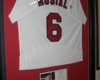 autographed Stan Musial jersey