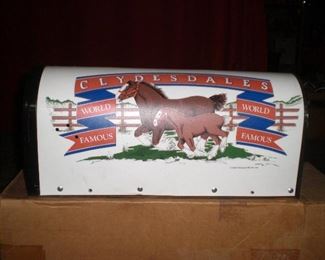 Budweiser Clydesdales mail box mint with box c.1960