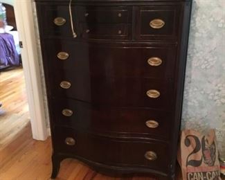 Serpentine front dresser