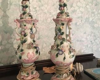 Dresden or Meissen quality lamps