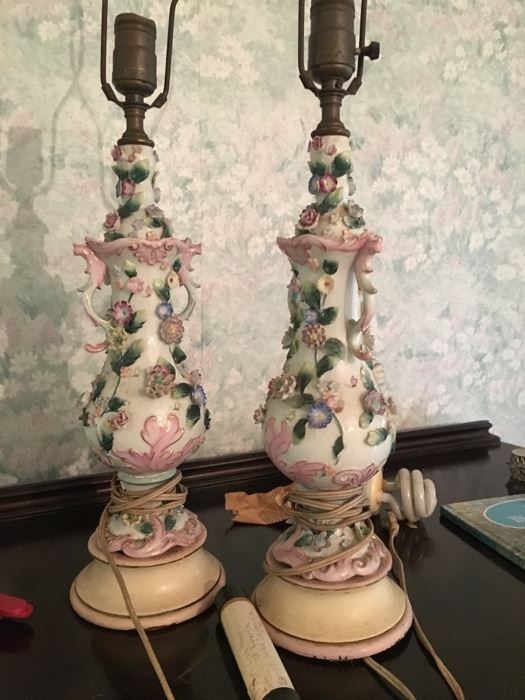 Dresden or Meissen quality lamps