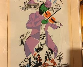 Chagall screen print