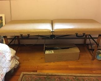 Massage table