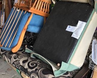 Platform rocker, futon.