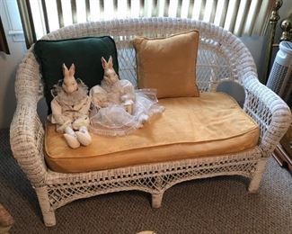 Wicker couch