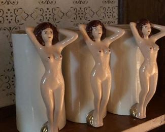 Ceramic steins with nude handles