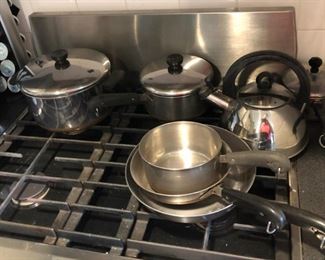 Pots and pans (many)
