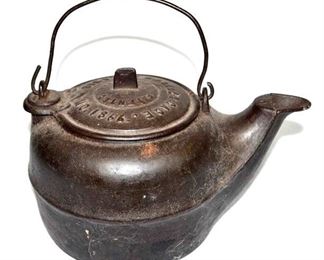 PATD. 1866 - CHARLES GAGE CAST IRON TEA KETTLE