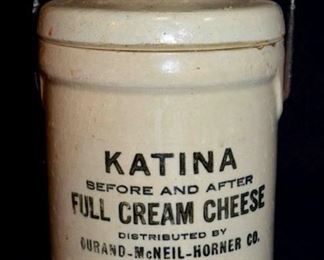KATINA CREAM CHEESE STONE JAR