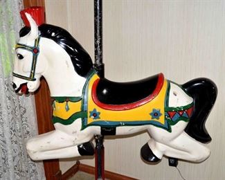 View of Carousel Horse