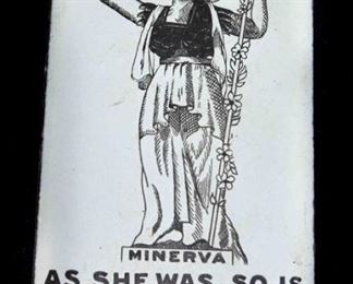SMALL RARE PORCELAIN SIGN