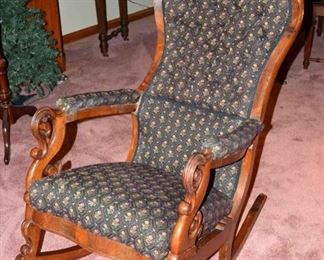 ANTIQUE LINCOLN ROCKER