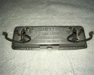 CLIPPER SANITARY MILK BOTTLE HANGER-Super Rare