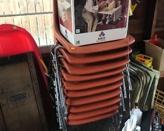 Stacking chairs!