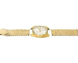 24. Mens Gold BUCHERER SWISS Chronometer Wristwatch w18K Band