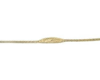 38. Womens 14K Yellow Gold Bracelet