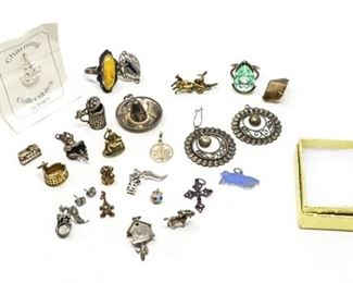 46. Misc. Lot Sterling Silver Jewelry