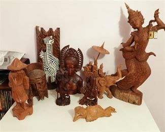 51. Lot of Wooden Figurines