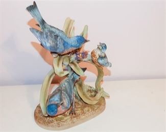 58. Blue Birds Figurine