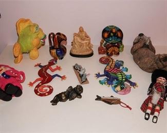 63. Lot of 12 Decorative Figures