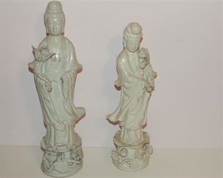 69. Asian Porcelain Figurines Blanc de Chine