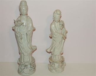 69. Asian Porcelain Figurines Blanc de Chine