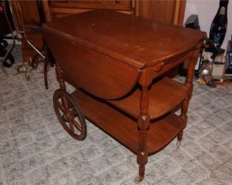 80. Colonial Style Serving Cart