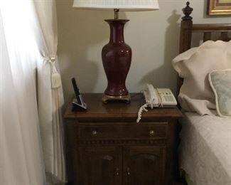 Lamp & bedside table