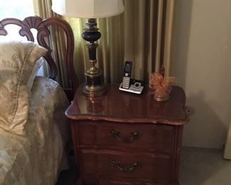 Lamp & bedside table