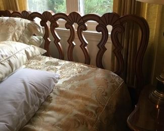 Close up of headboard