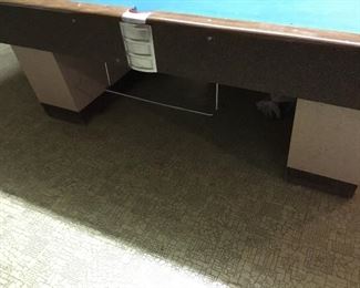 Side of pool table