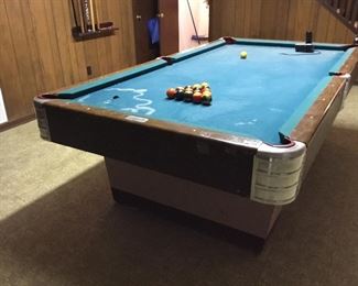 Pool tables- felt has some damage - sells as is