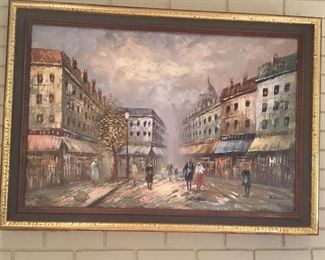 Close up of picture over Fire Place