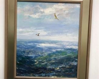 Jason, (Artist from the Seoul Korean Academy of Technical Arts), oil on canvas, 28 x 24 in. as framed
